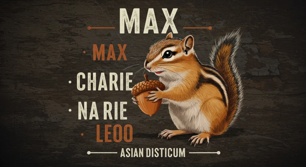 Boy Chipmunk Names