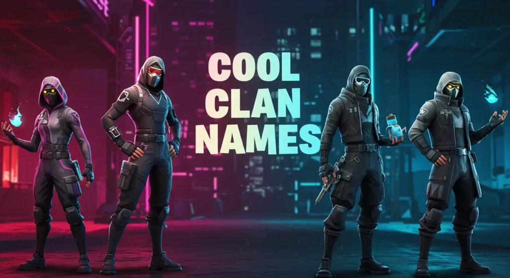 Cool Fortnite Clan Names