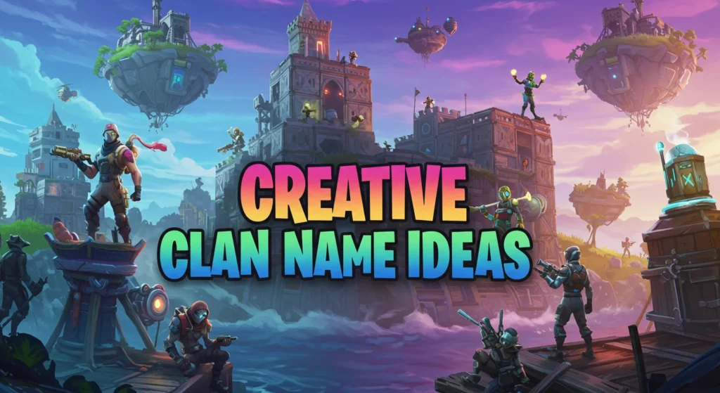 Creative Fortnite Clan Name Ideas