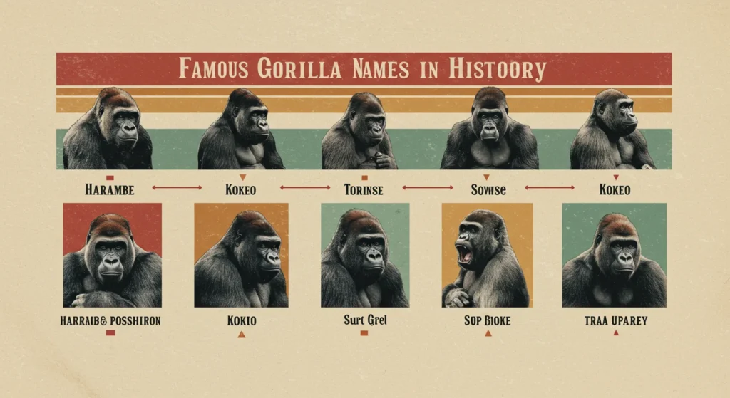 Famous Gorilla Names in History