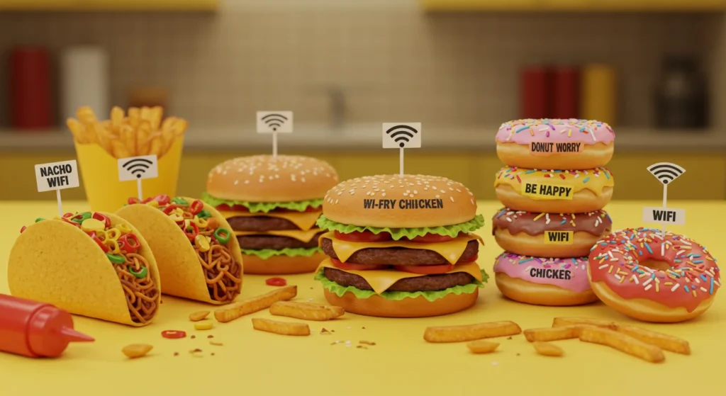 Food-Themed WiFi Names