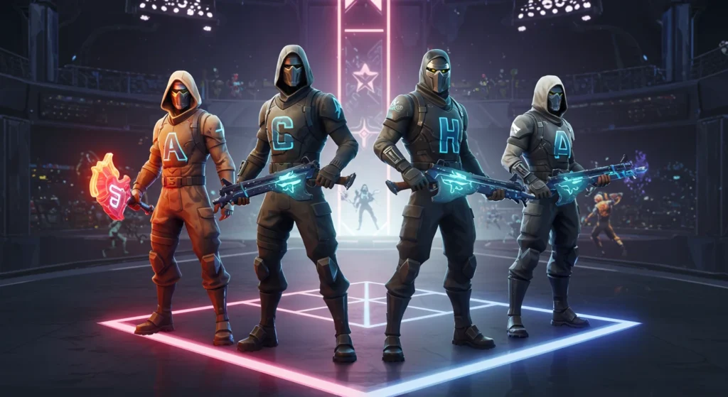 Fortnite Clan Names with 4 Letters
