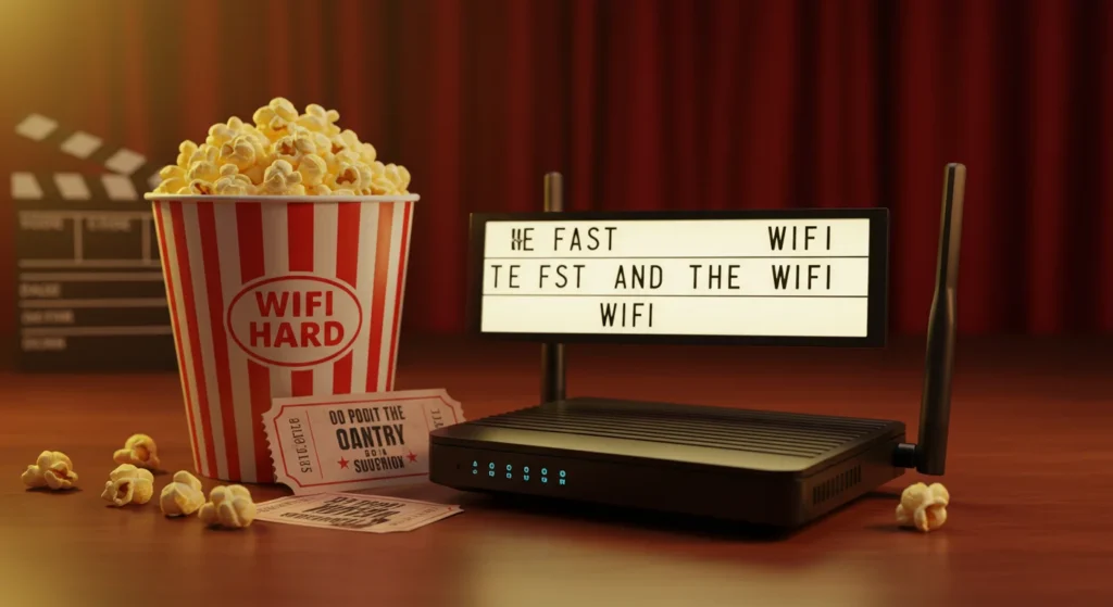 Funny WiFi Names for Movie Buffs