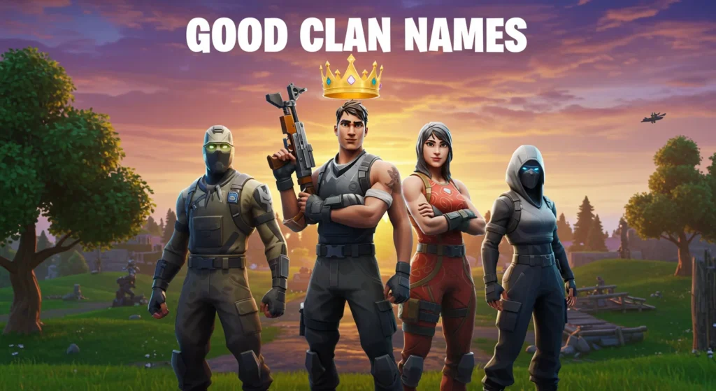 Good Fortnite Clan Names