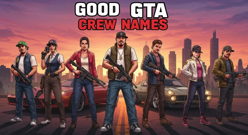 Good GTA Crew Names
