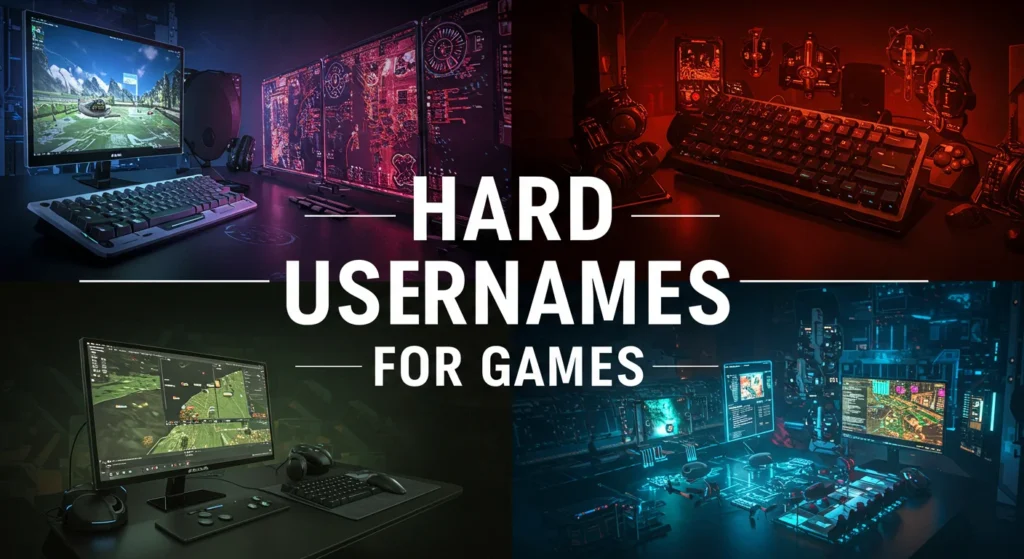 Hard Usernames for Games