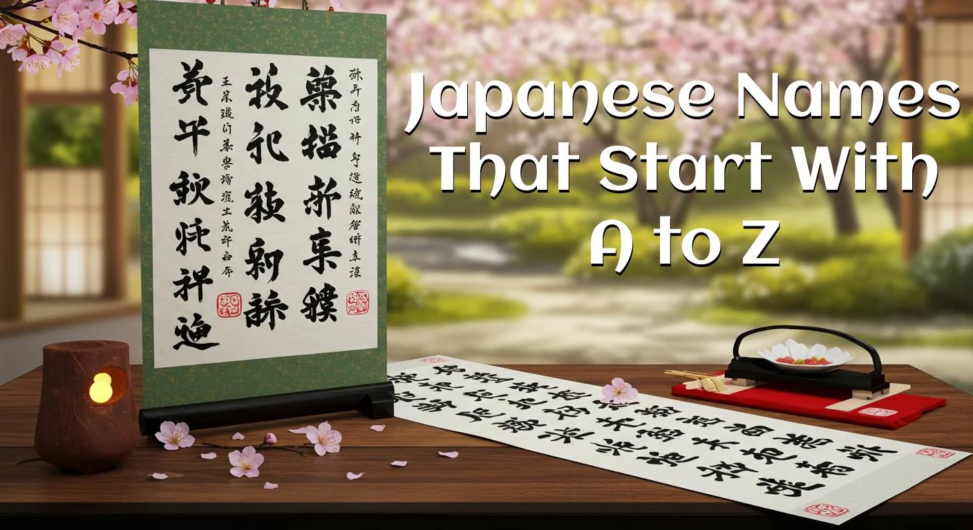 Japanese Names That Start With A to Z and Their Meanings
