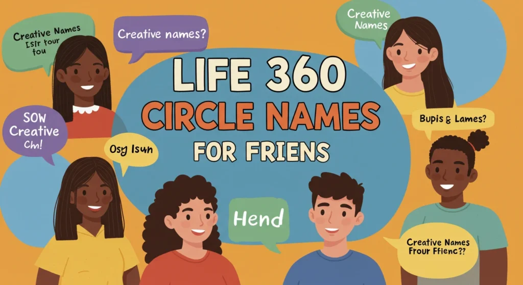 Life 360 Circle Names for Friends