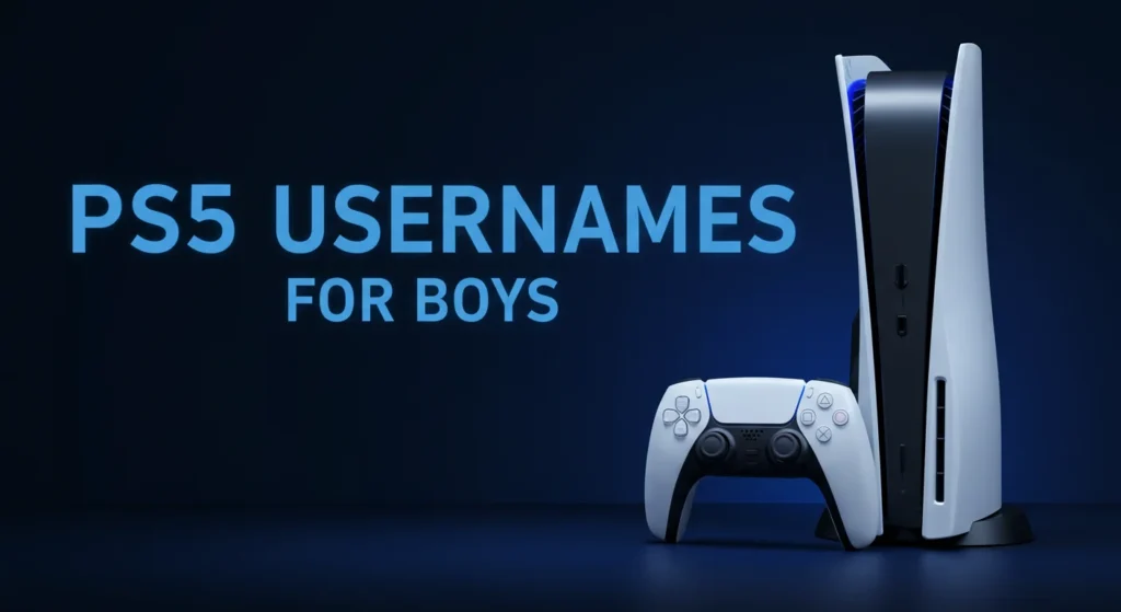PS5 Usernames for Boys