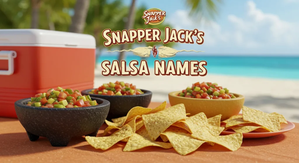 Snapper Jack’s Salsa Names
