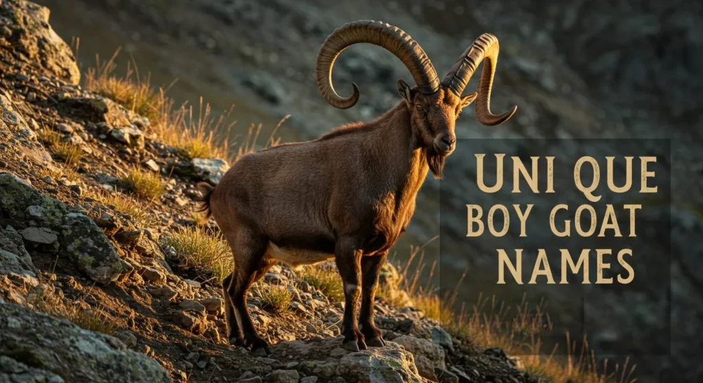 Unique Boy Goat Names