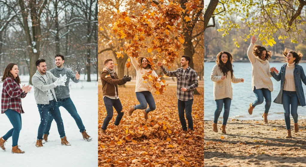 Seasonal Group Names for 4 Friends