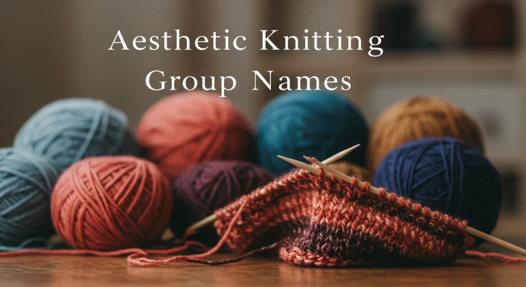 Aesthetic Knitting Group Names