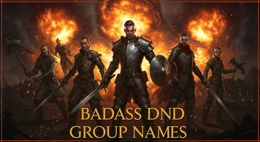 Badass DnD Group Names