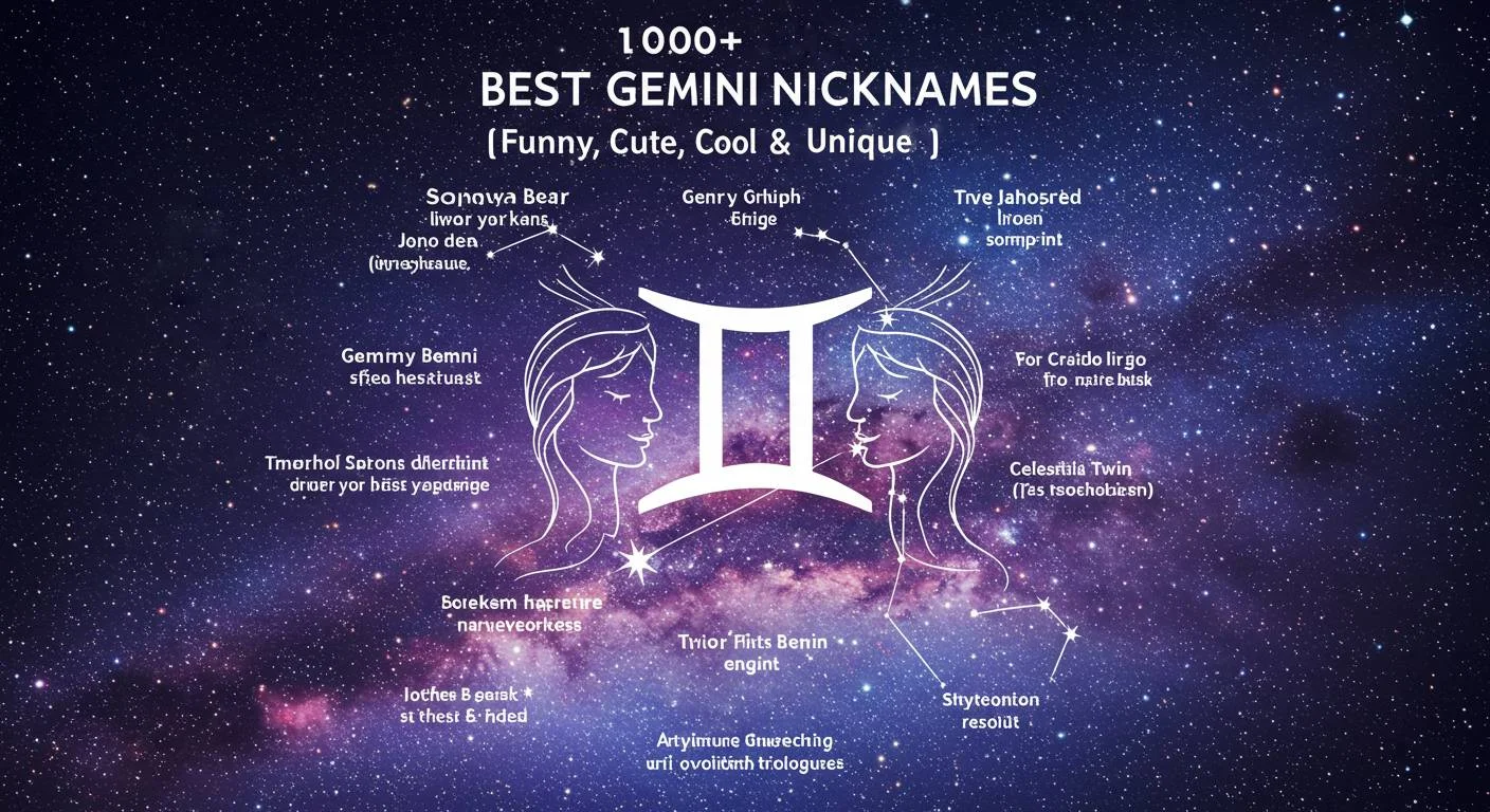 Best Gemini Nicknames