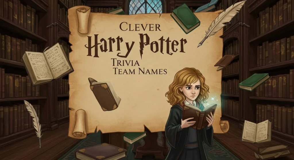Clever Harry Potter Trivia Team Names