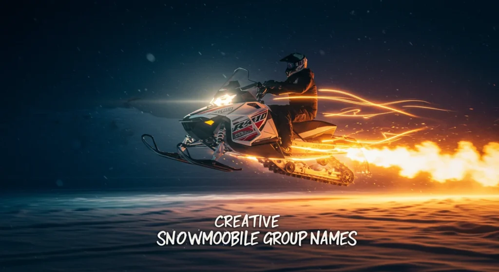 Creative Snowmobile Group Names