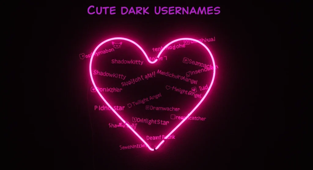 Cute Dark Usernames