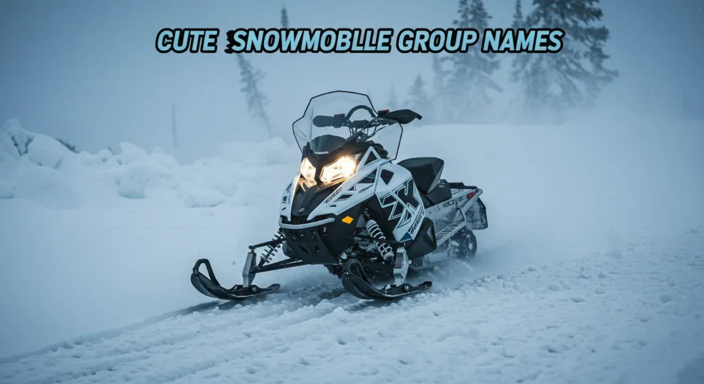 Cute Snowmobile Group Names