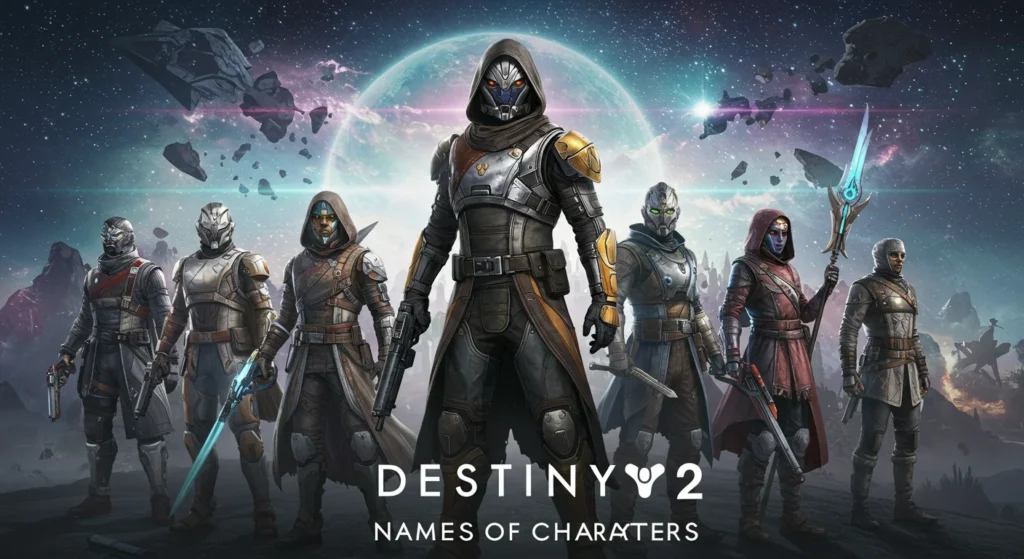 Destiny 2 Names of Characters