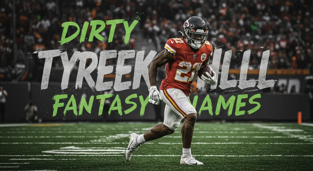 Dirty Tyreek Hill Fantasy Names