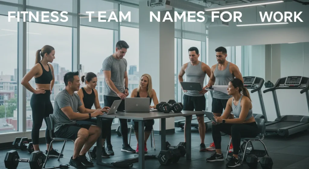 Fitness Team Names for Work