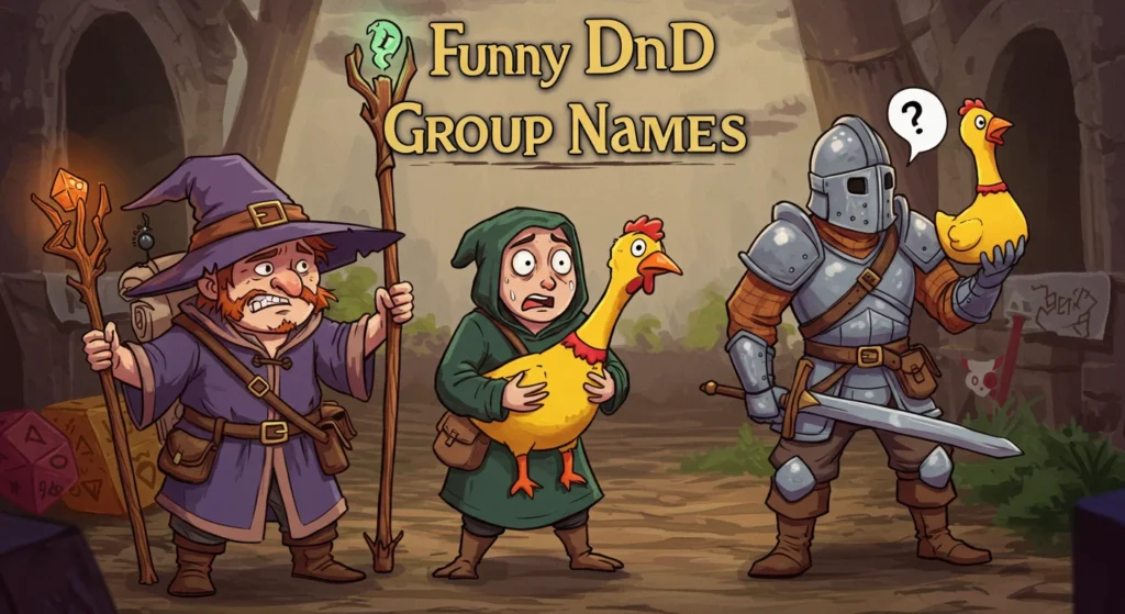 Funny DnD Group Names