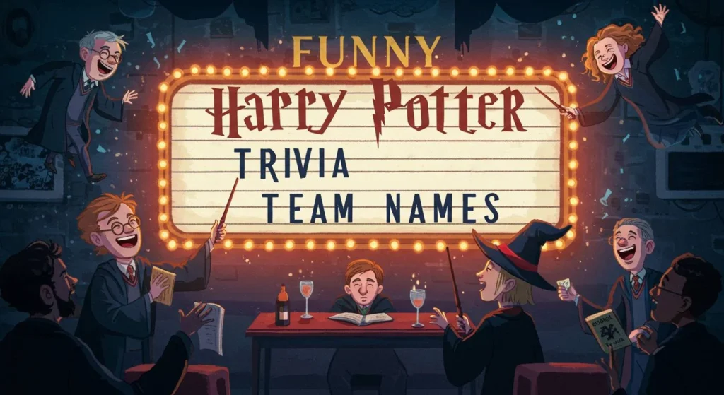 Funny Harry Potter Trivia Team Names