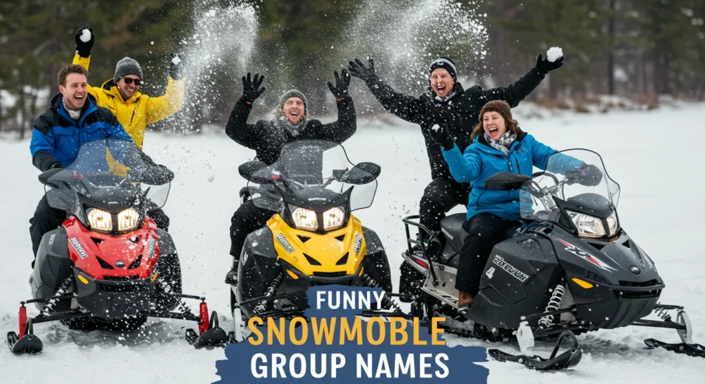Funny Snowmobile Group Names