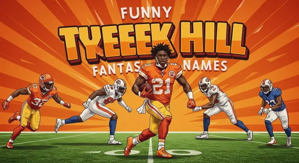 Funny Tyreek Hill Fantasy Names