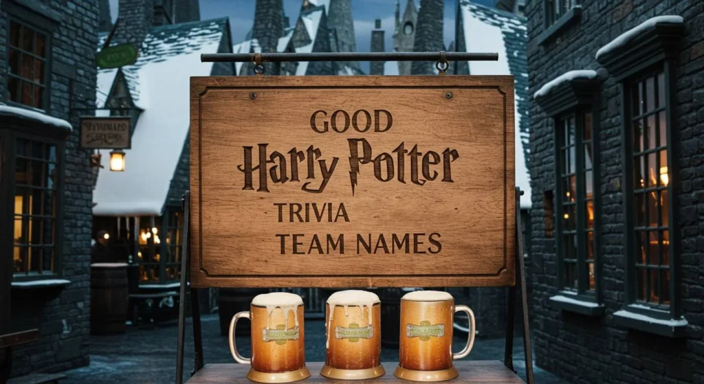 Good Harry Potter Trivia Team Names