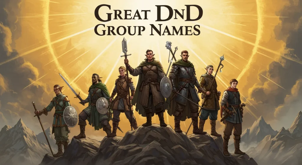 Great DnD Group Names