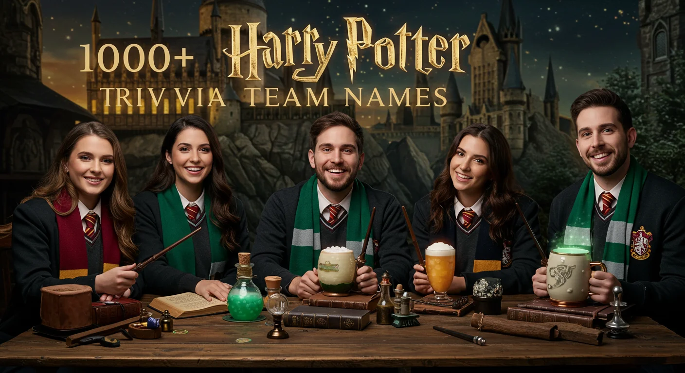 Harry Potter Trivia Team Names
