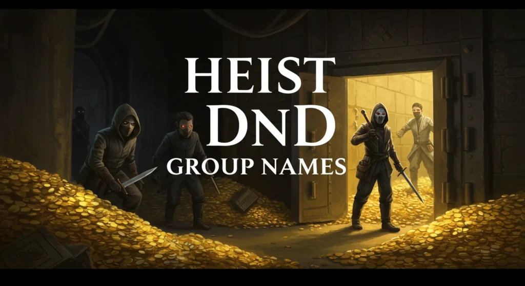 Heist DnD Group Names