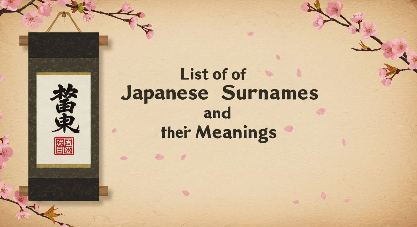 Japanese Surnames