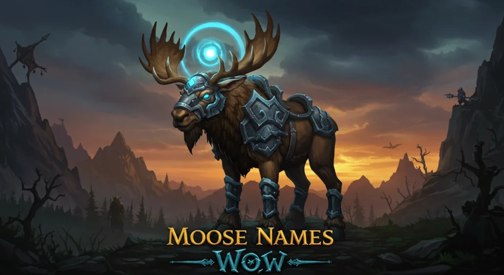 Moose Names in WoW (World of Warcraft)