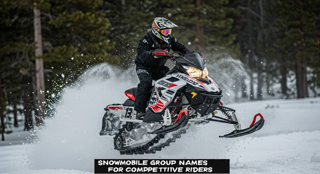 Snowmobile Group Names for Competitive Riders