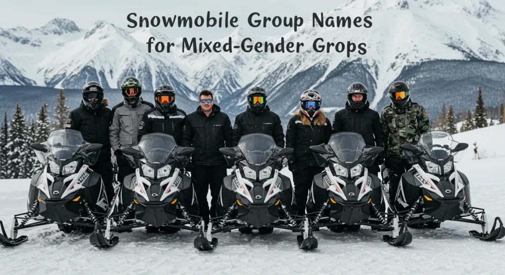 Snowmobile Group Names for Mixed-Gender Groups