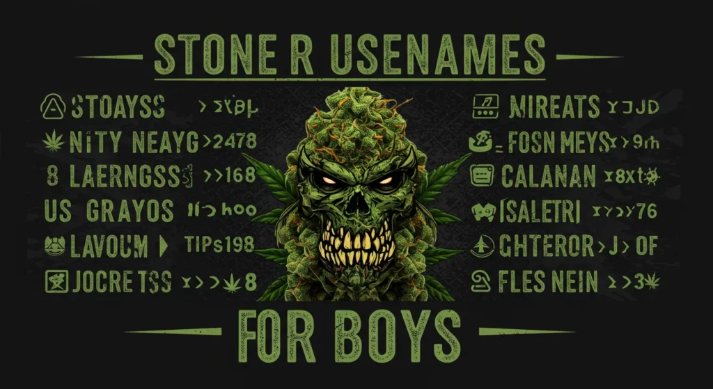 Stoner Usernames for Boys