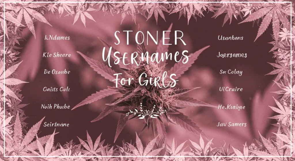 Stoner Usernames for Girls