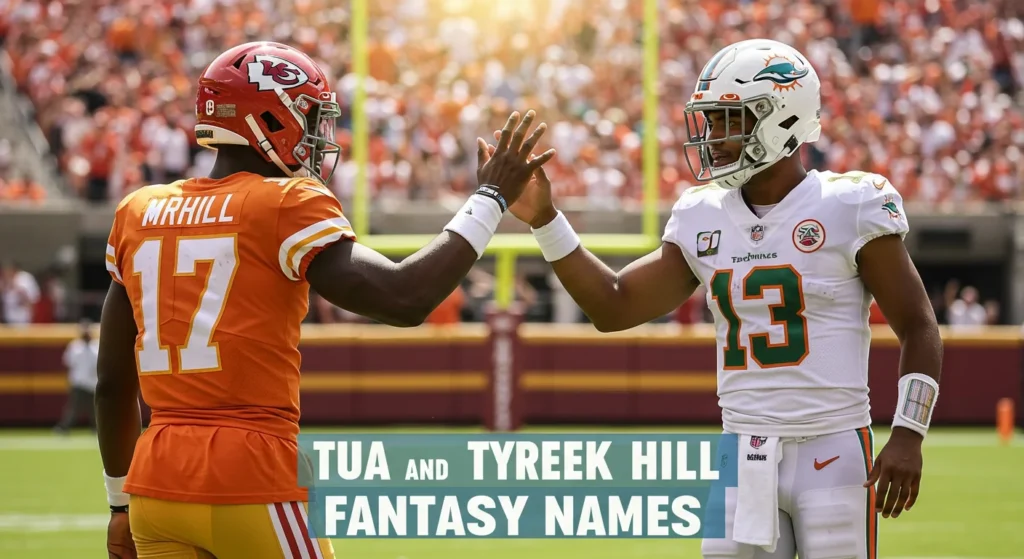 Tua and Tyreek Hill Fantasy Names